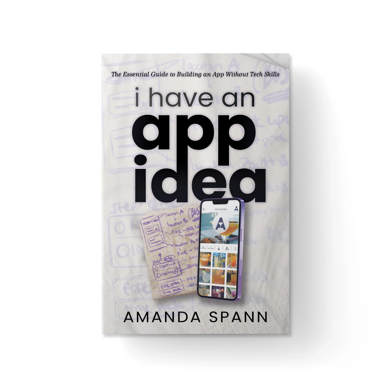 I Have an App Idea Paperback Flat Mockup